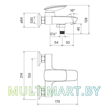Смеситель IDDIS Stone STOSB00i02WA картинка 5